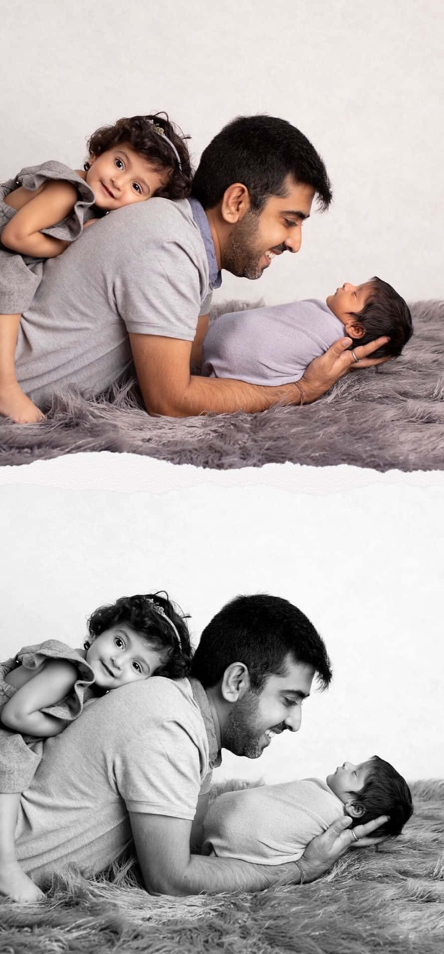 Newborn Father With Sister Pictures