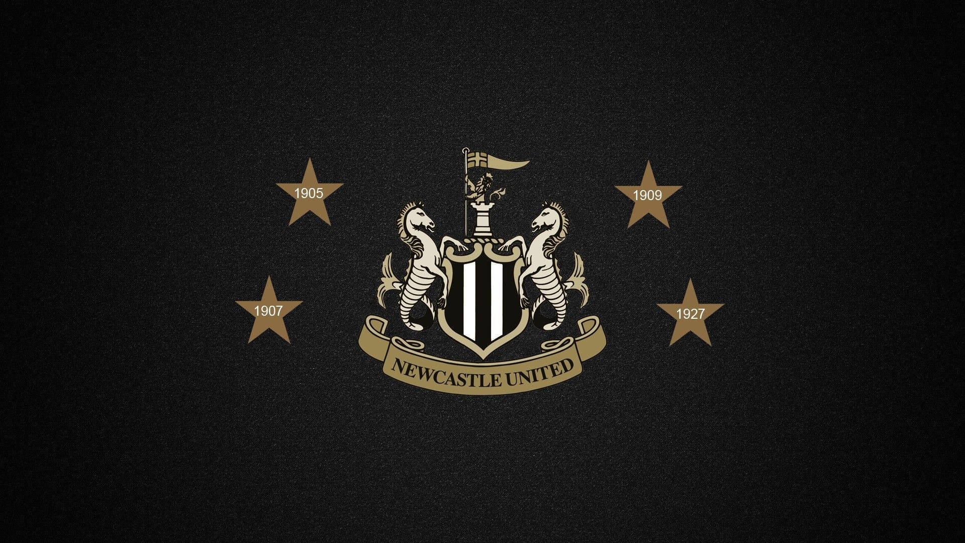 Newcastle United FC Fancy Logo Wallpaper