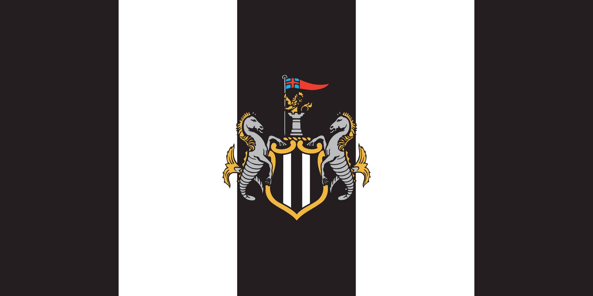 Newcastle United FC Stripes Wallpaper