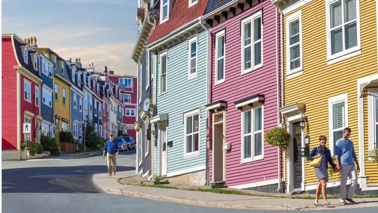 Newfoundland's Colorful Houses Wallpaper
