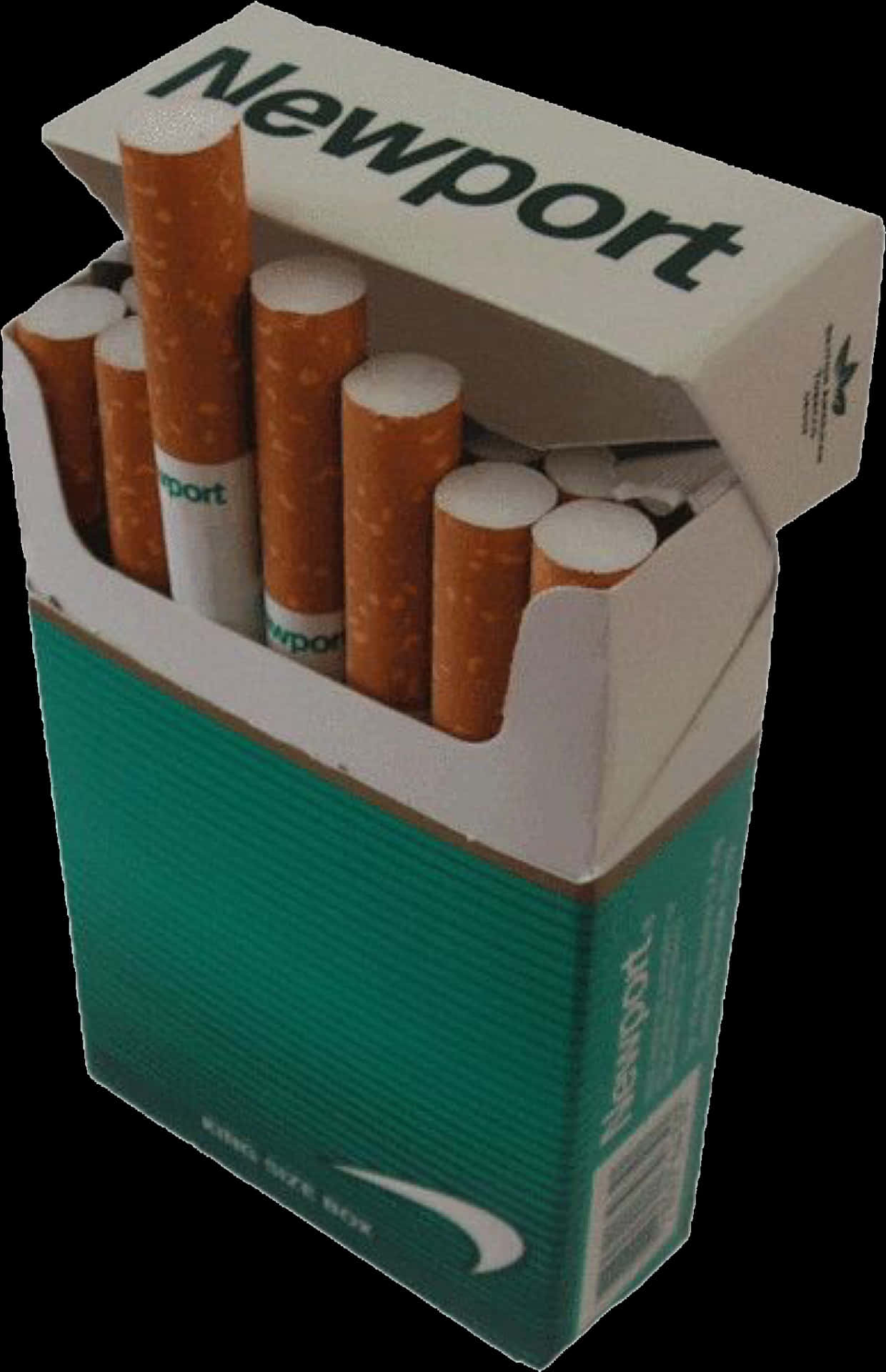 Newport Cigarettes Pack Open PNG