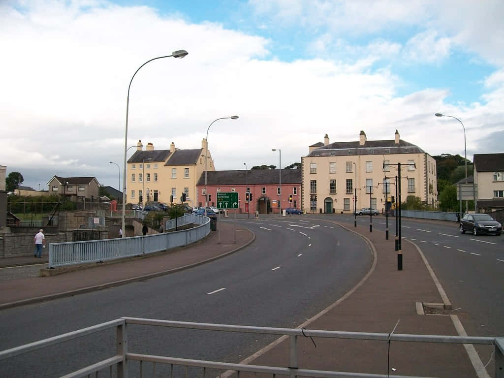 Newry Cityscape Roadand Buildings Wallpaper