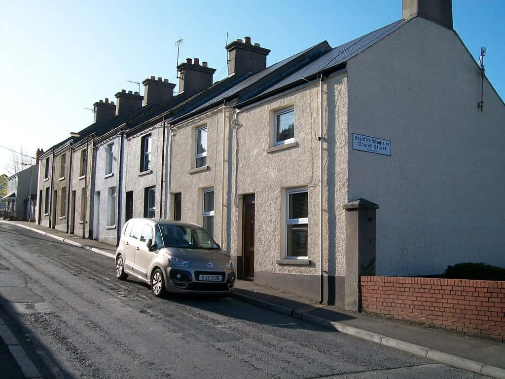 Newry Row Houses Church Street Wallpaper