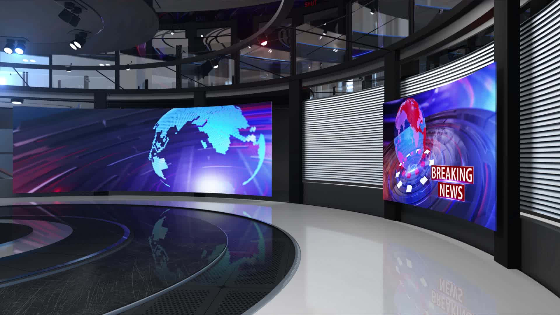 Studio For News Background
