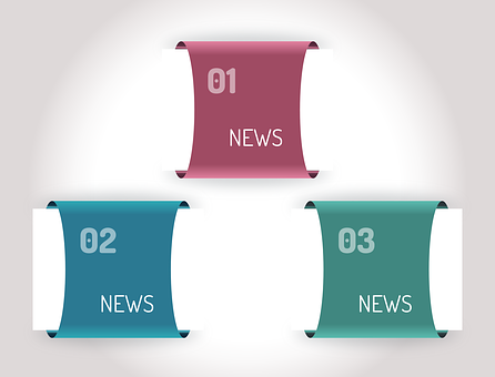 News Banners Design Template PNG