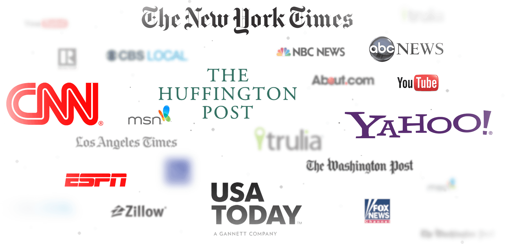 News Media Logos Compilation PNG