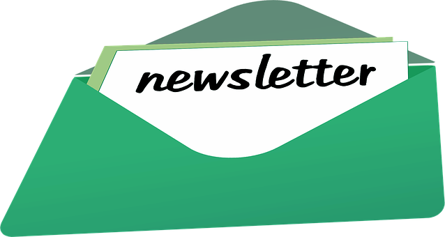 Newsletter Envelope Concept PNG