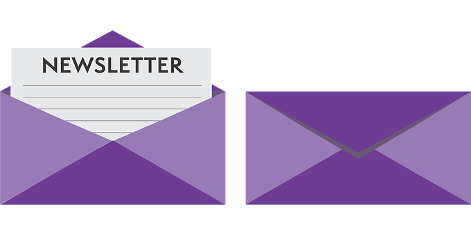 Newsletter Envelope Icon PNG