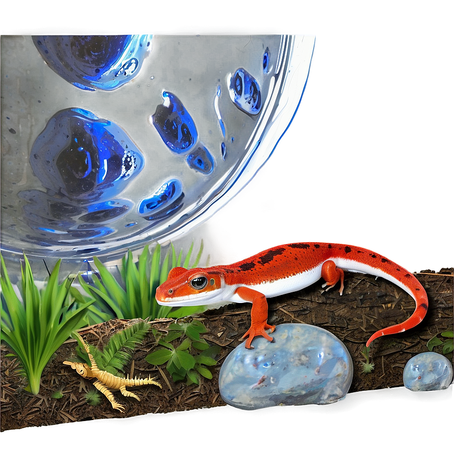 Newt Habitat Scene Png Tcr8 PNG