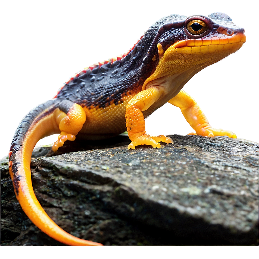 Newt On Rock Png Usp35 PNG