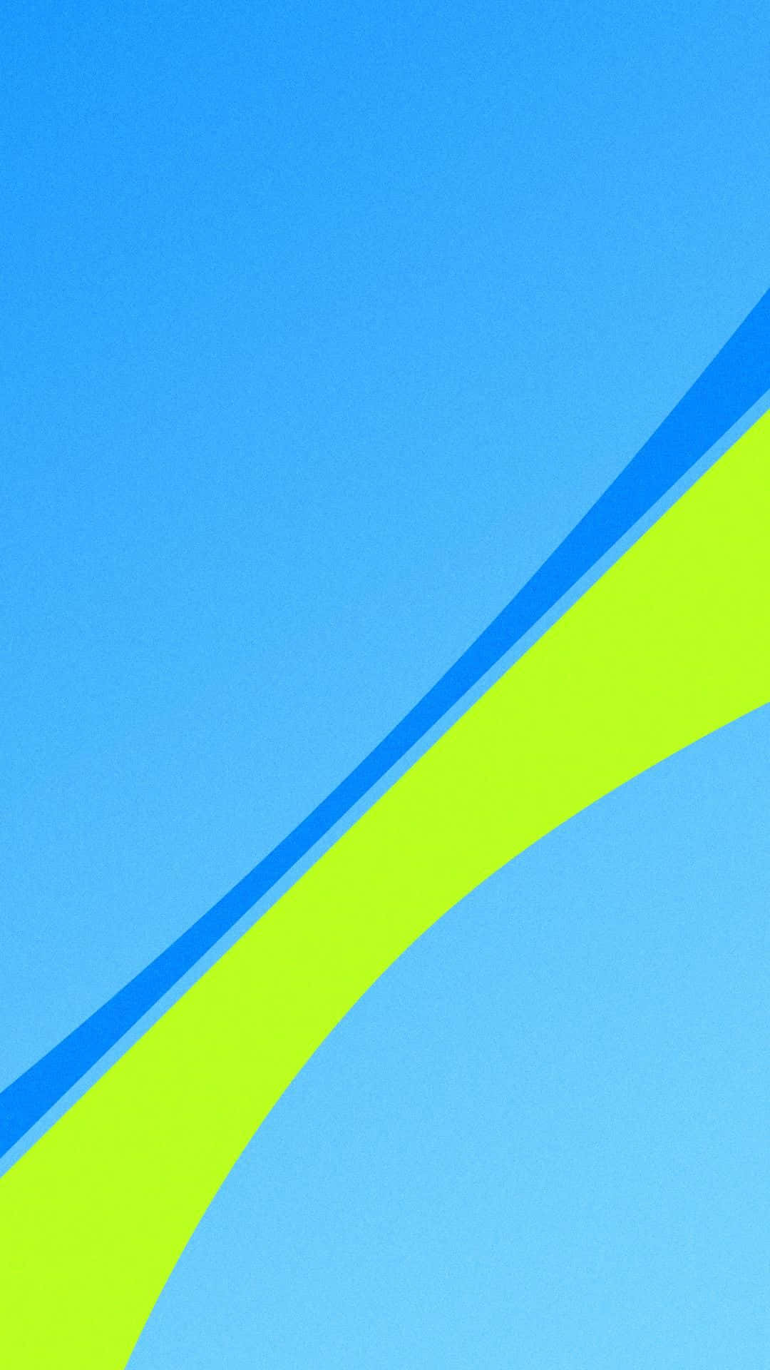 A Blue And Yellow Sky Wallpaper