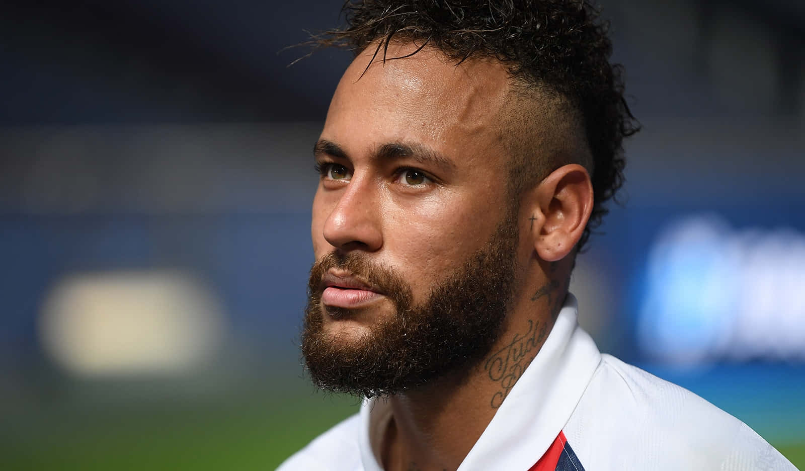 Neymar Bearded Profile Wallpaper