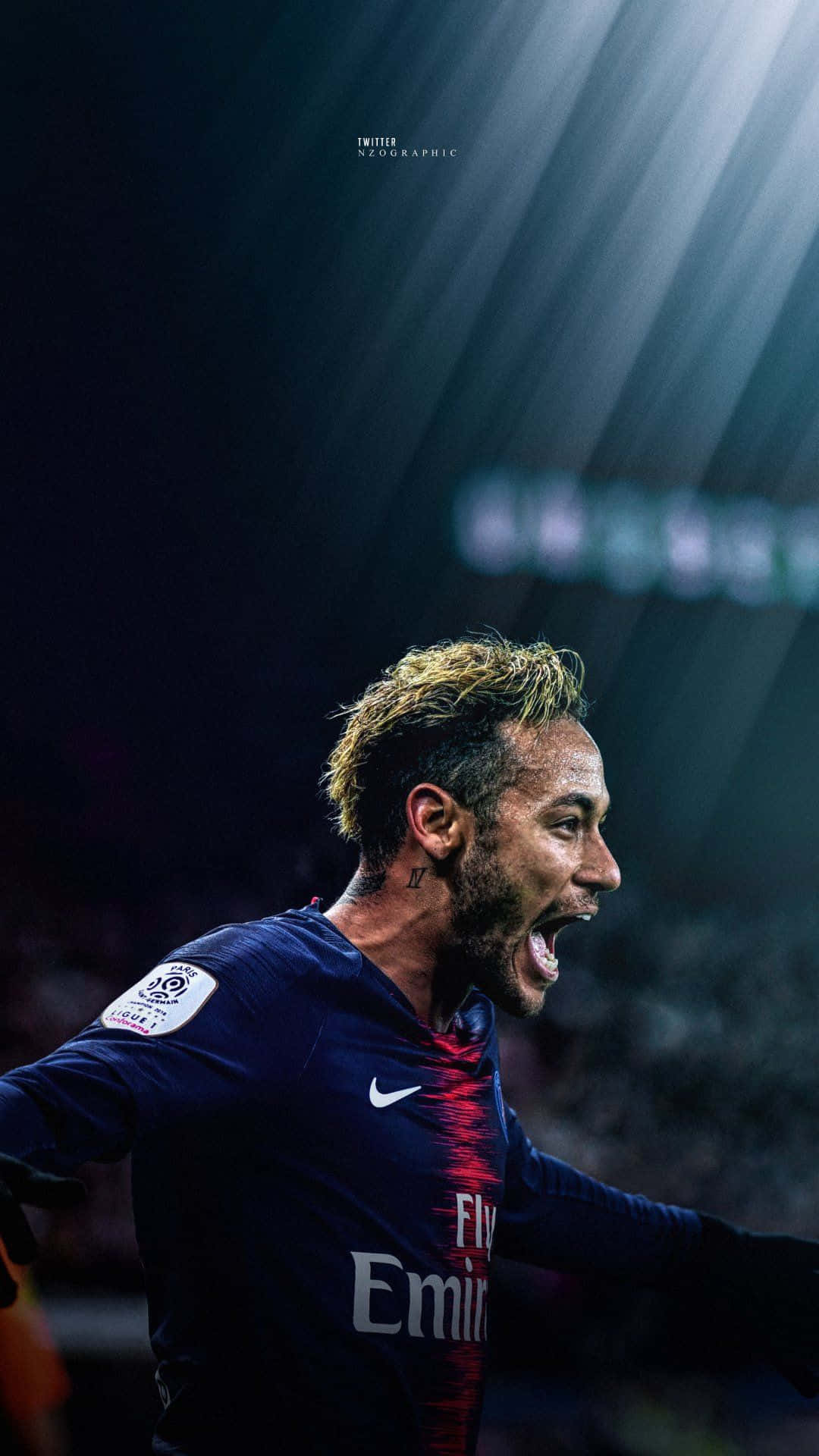 Image  Neymar with the New Iphone Wallpaper