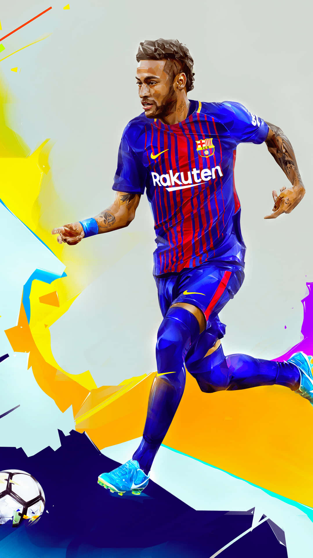 "Neymar with his new iPhone - Express yourself and conquer with style!" Wallpaper