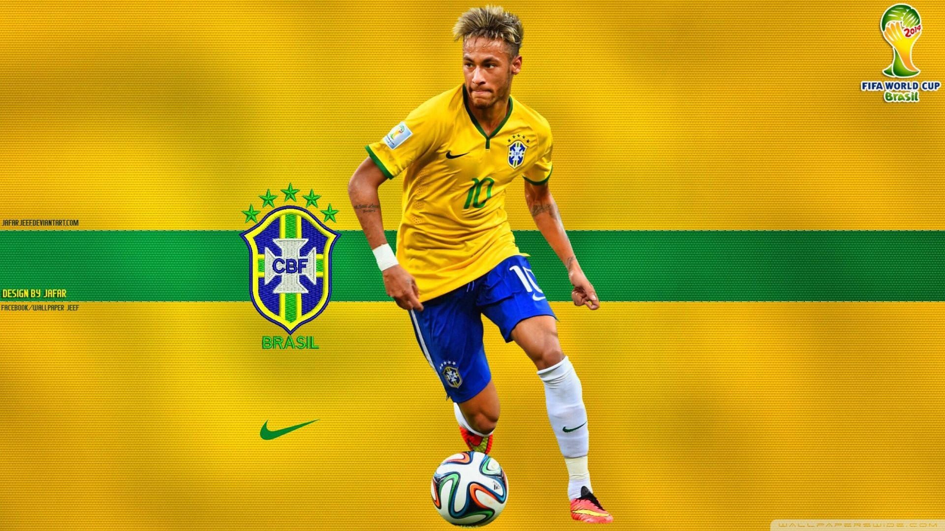 Neymar Jr for Brazil Wallpaper