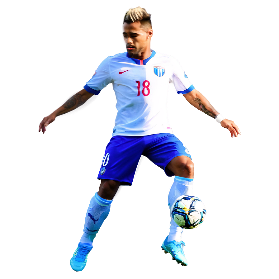 Neymar Juggling Football Png Nge55 PNG