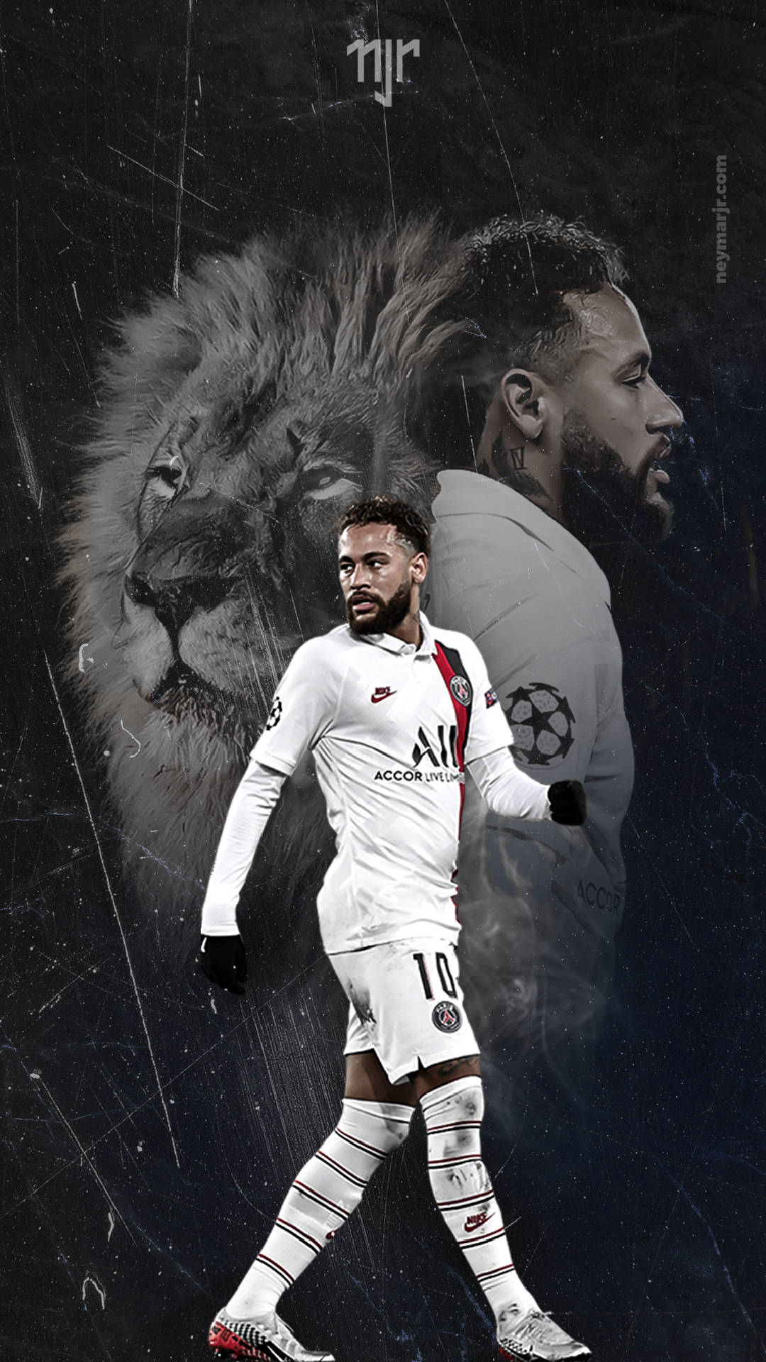 Neymar Paris Saint Germain Lion Wallpaper