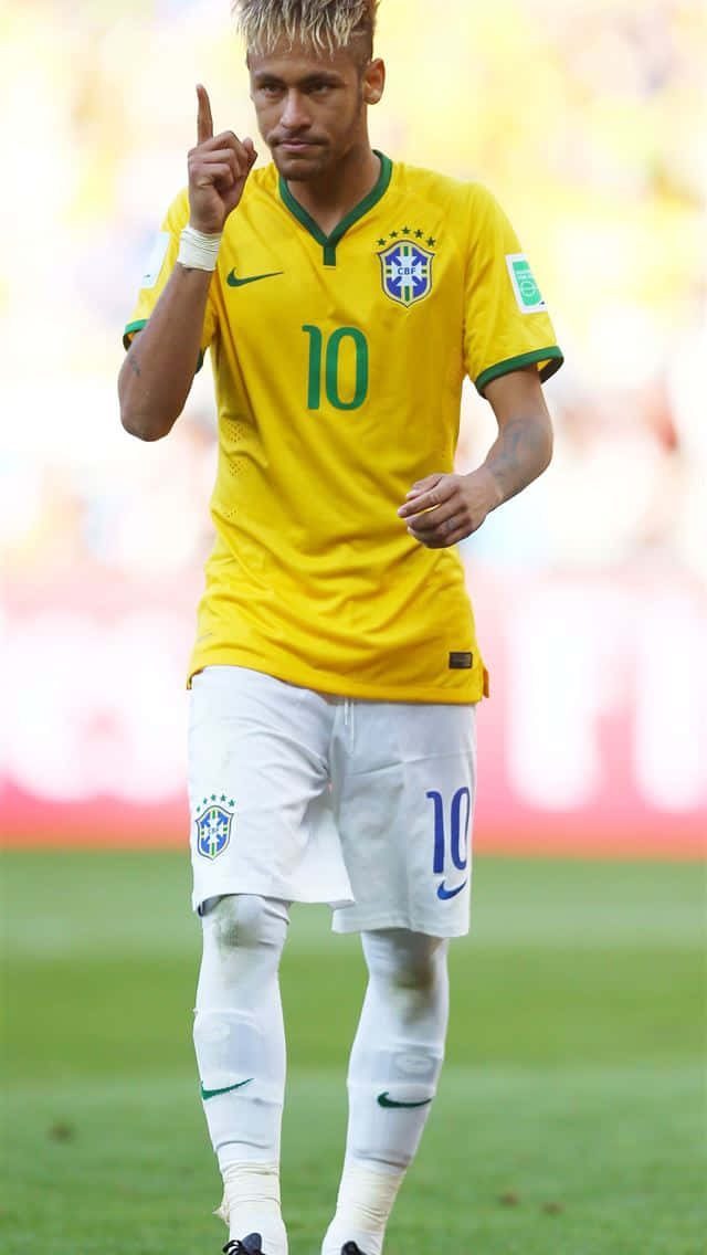 Neymar shows off his footballing skills