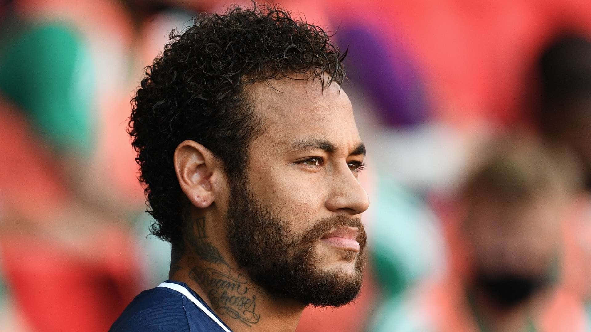 Neymar Profilewith Beard Wallpaper