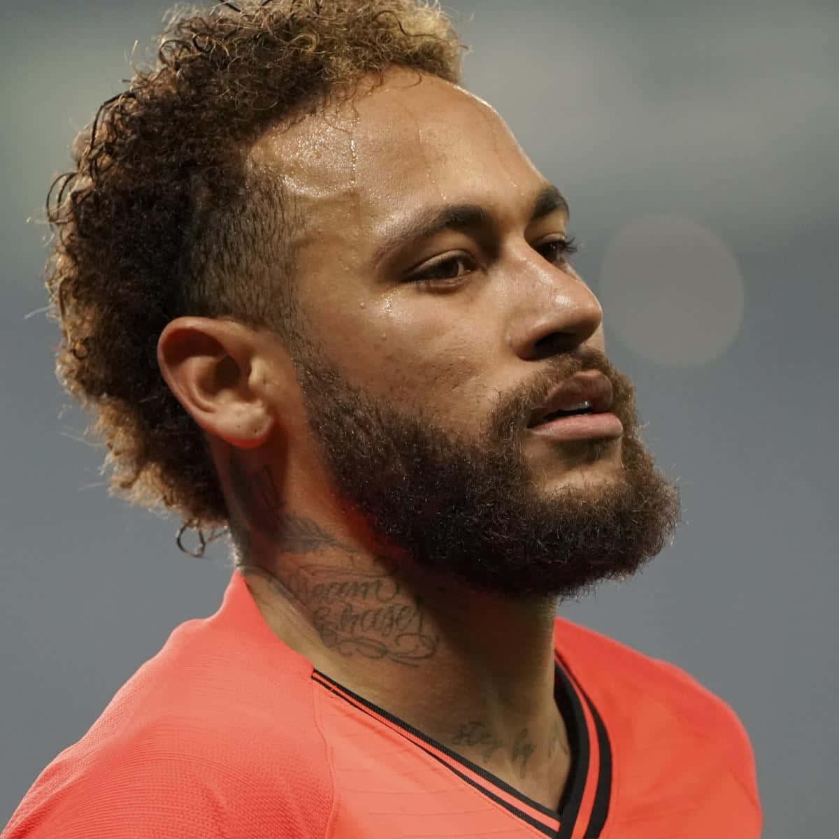 Neymar Profilewith Beard Wallpaper