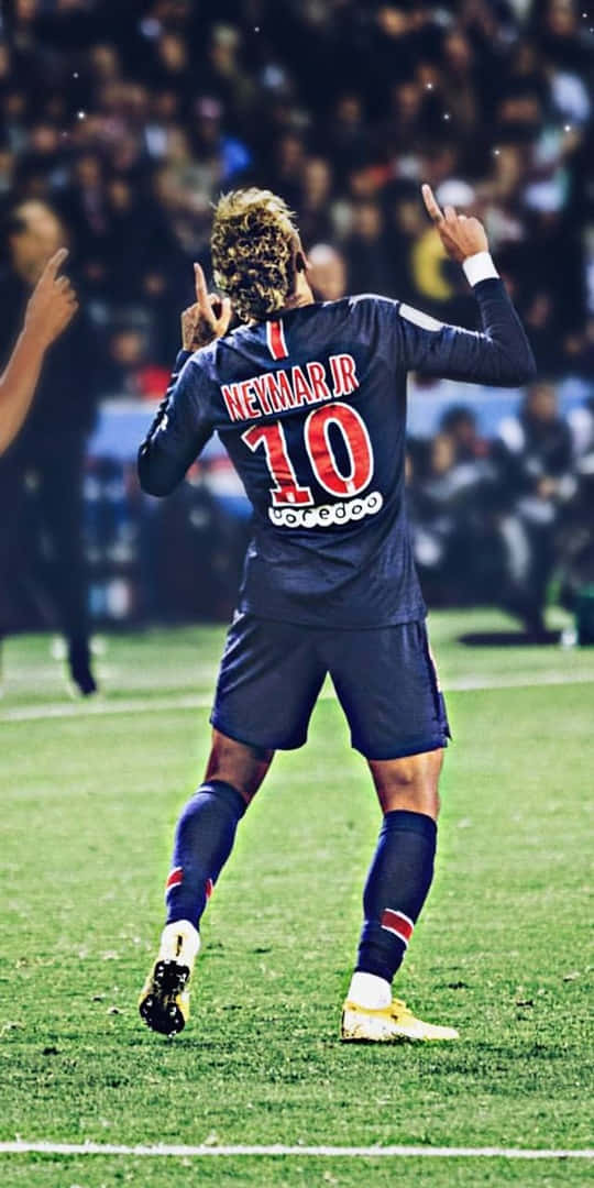 Neymar Ultra HD lidt for glæde omkring at gøre mål tapet Wallpaper