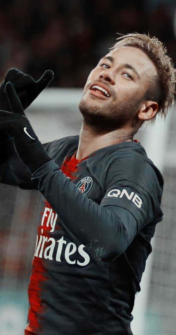 Neymar Ultra HD Læne sig tilbage Tapet Wallpaper