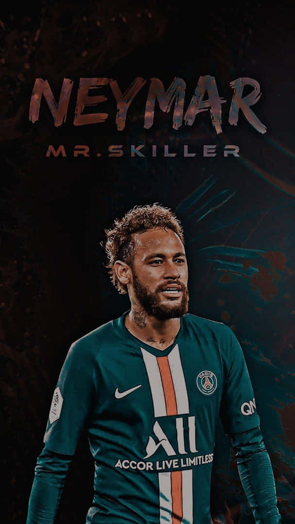 Neymar Ultra HD Mr. Skiller Tapet: Tag en tur til Brasilien med det Neymar Ultra HD Mr. Skiller tapet! Wallpaper