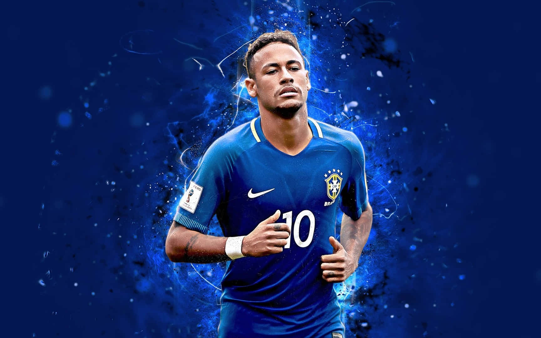 Neymar in All His Glory Wallpaper