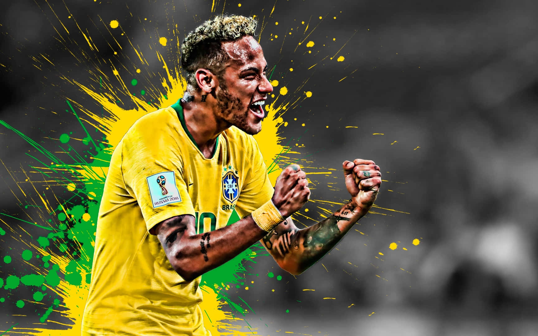 Neymar,il Miglior Marcatore In Campo Sfondo