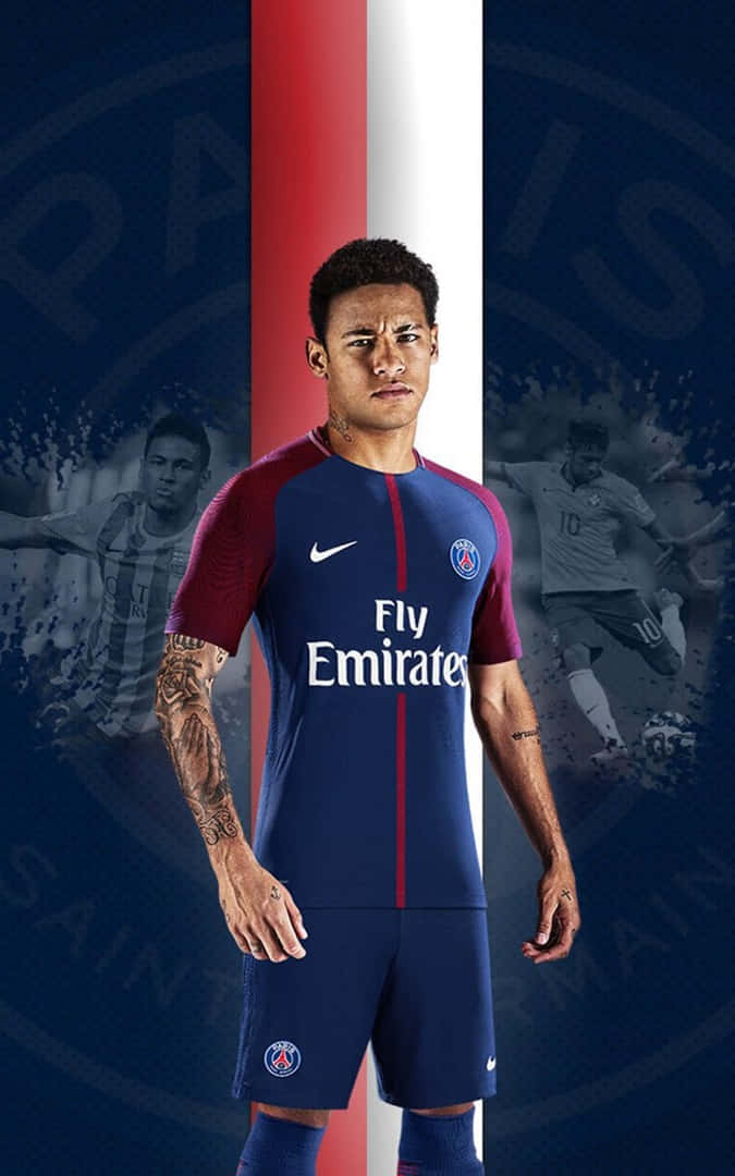 Neymar,världens Fotbollssuperstjärna Wallpaper