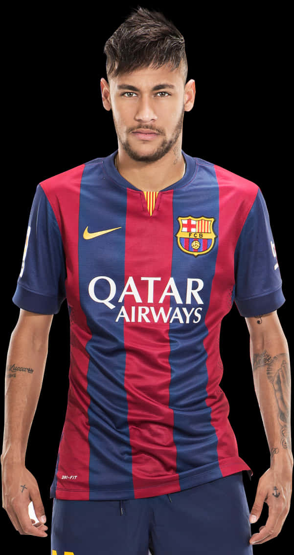 Neymarin F C Barcelona Kit PNG