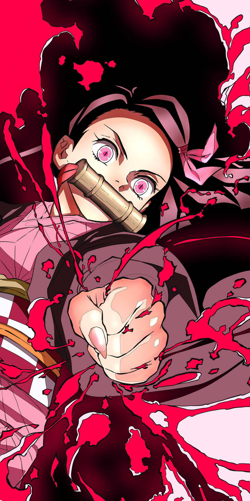 Nezuko Blood Demon Slayer IPhone Wallpaper