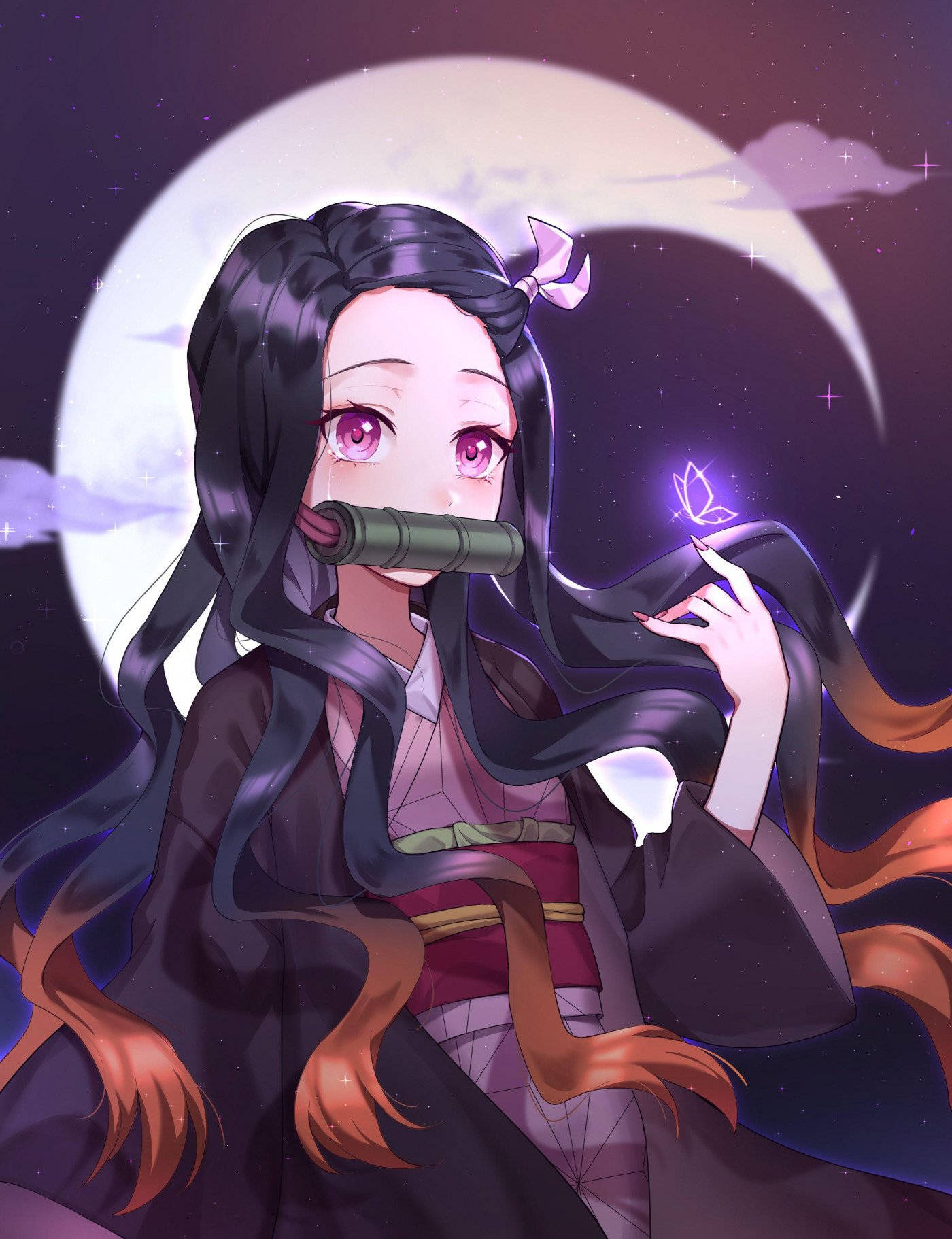 "Be empowered with Nezuko's strength, even when far from home" Wallpaper
