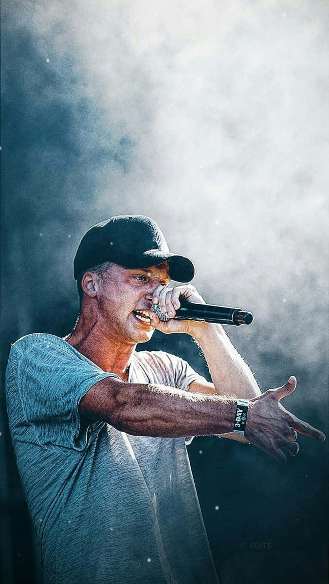 Nf Making His Mark On The Rap Game Wallpaper