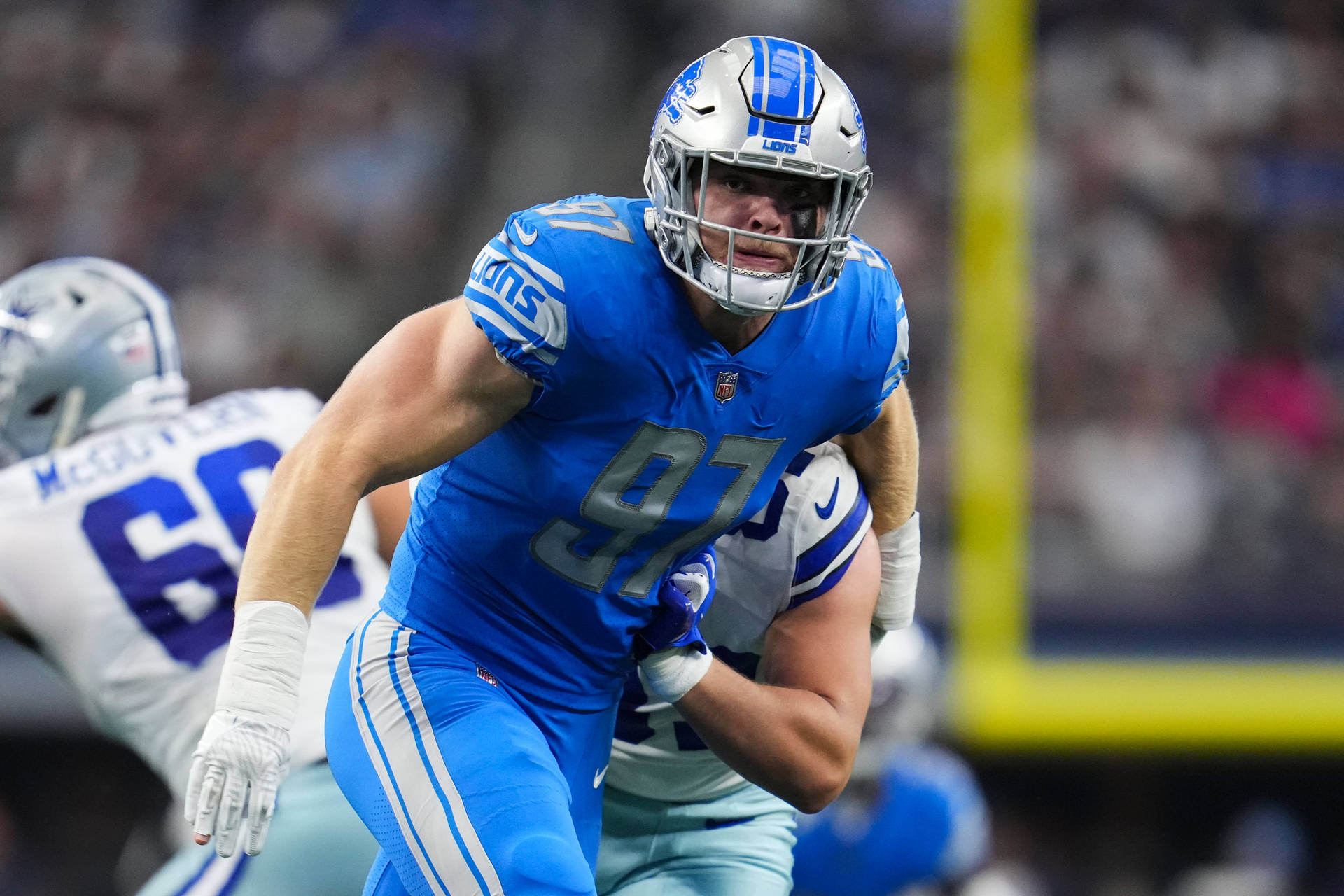 Lions Aidan Hutchinson makes first appearance at rookie camp  FOX Sports