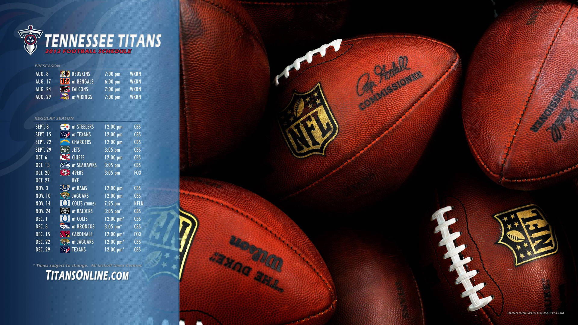 Nflfootballteam: Tennessee Titans Scoreboard Wallpaper
