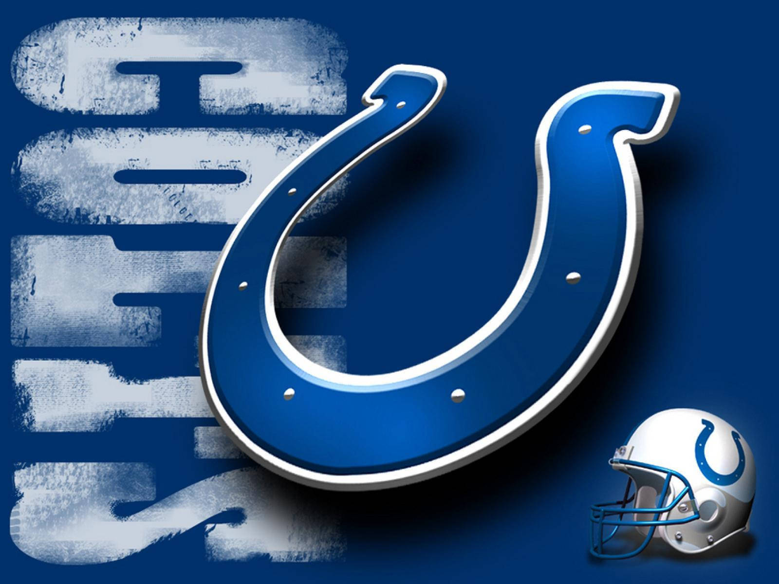 NFL Indianapolis Colts Fan Art Logo Wallpaper