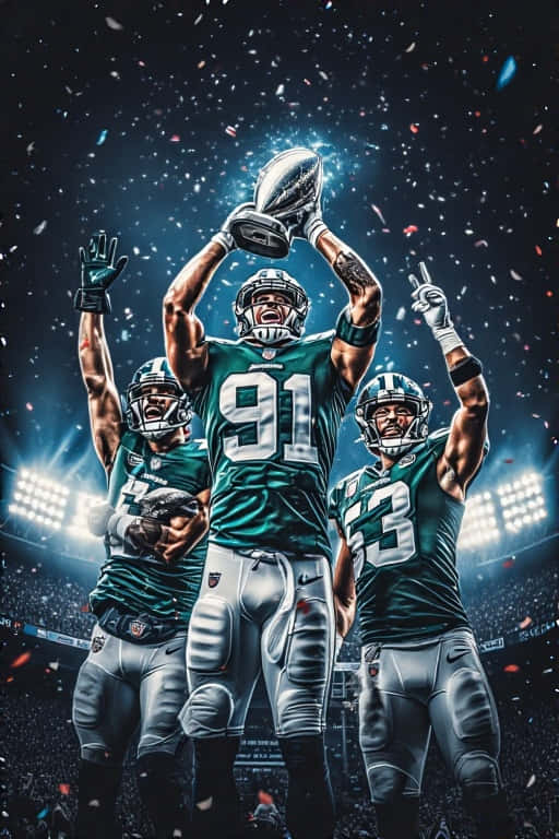 Nfl Philadelphia Eagles Celebration Wallpaper