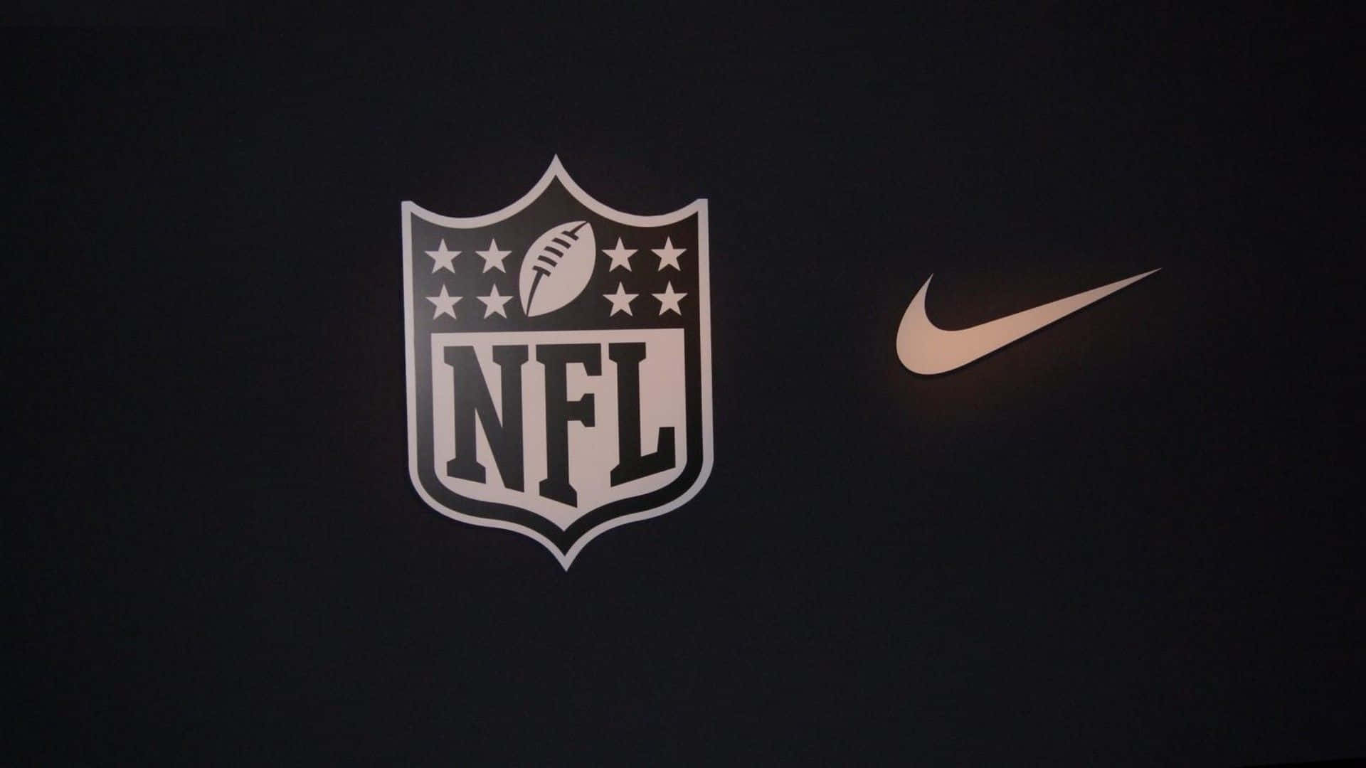 Nike Logos On A Black Background Wallpaper