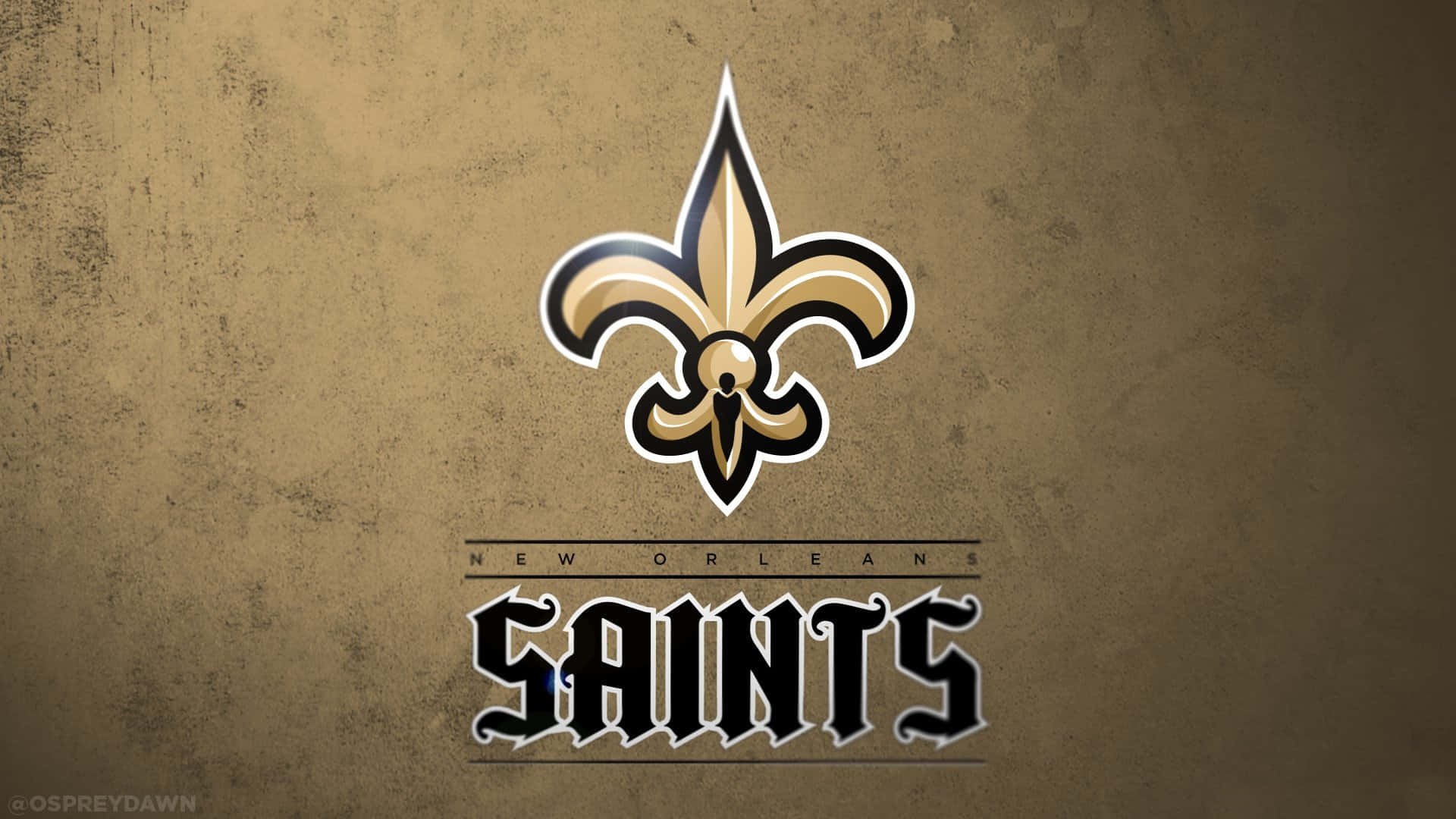 "The New Orleans Saints Charge Ahead to Victory!" Wallpaper