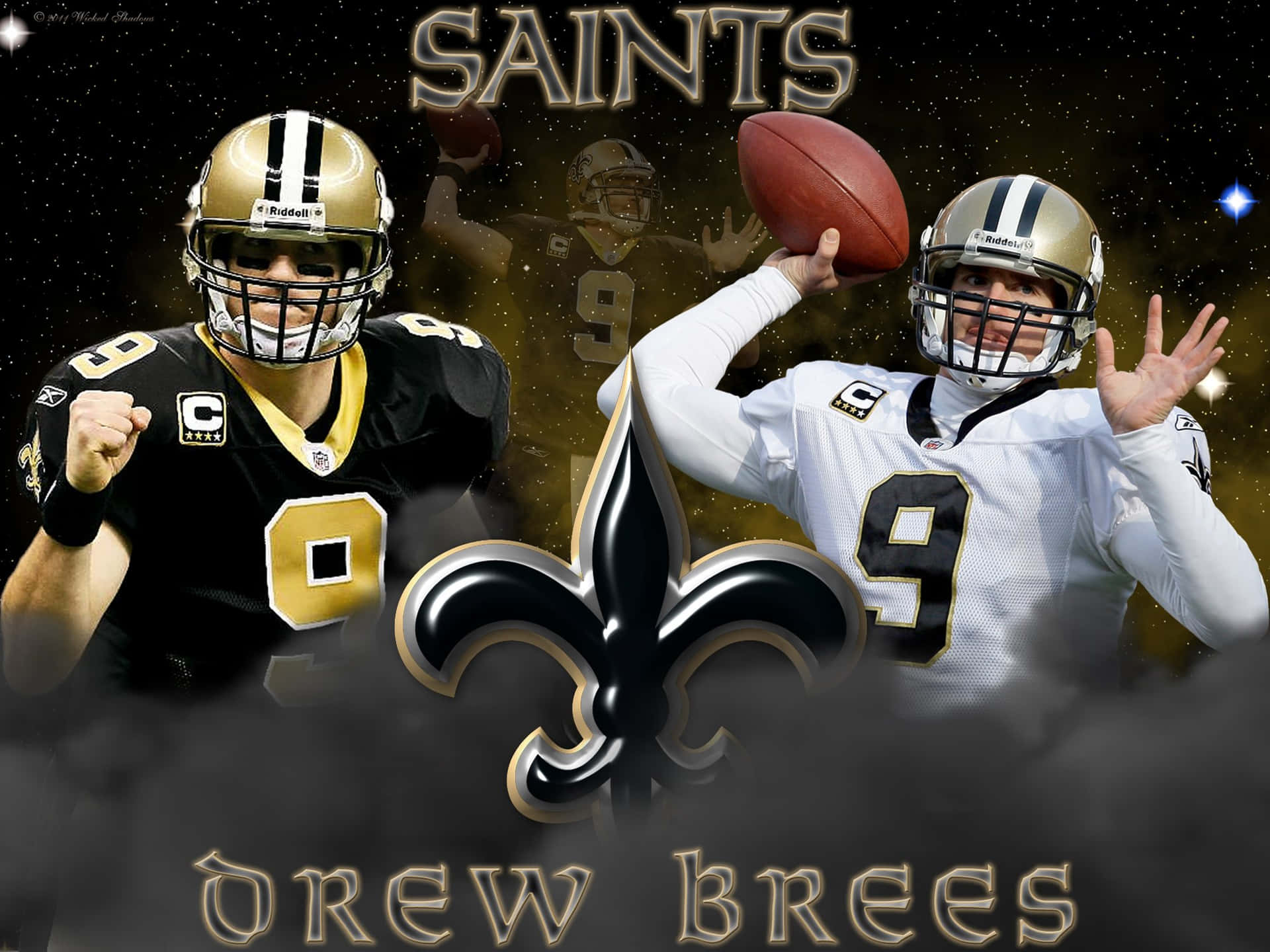 Show Your Support for the New Orleans Saints Wallpaper