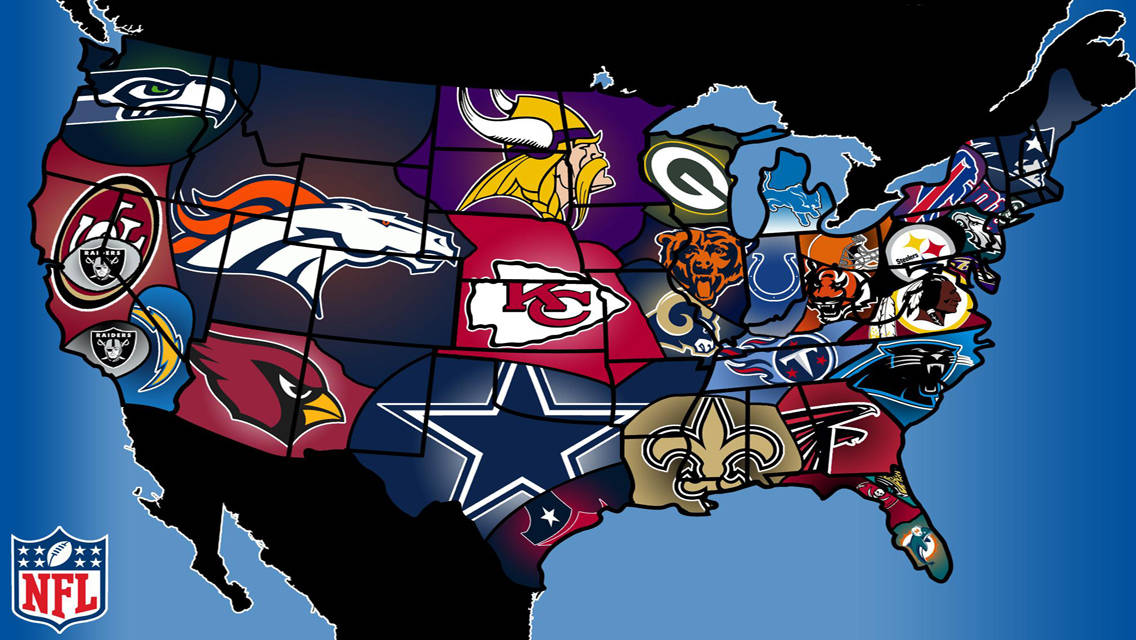NFL State Logos Wallpaper