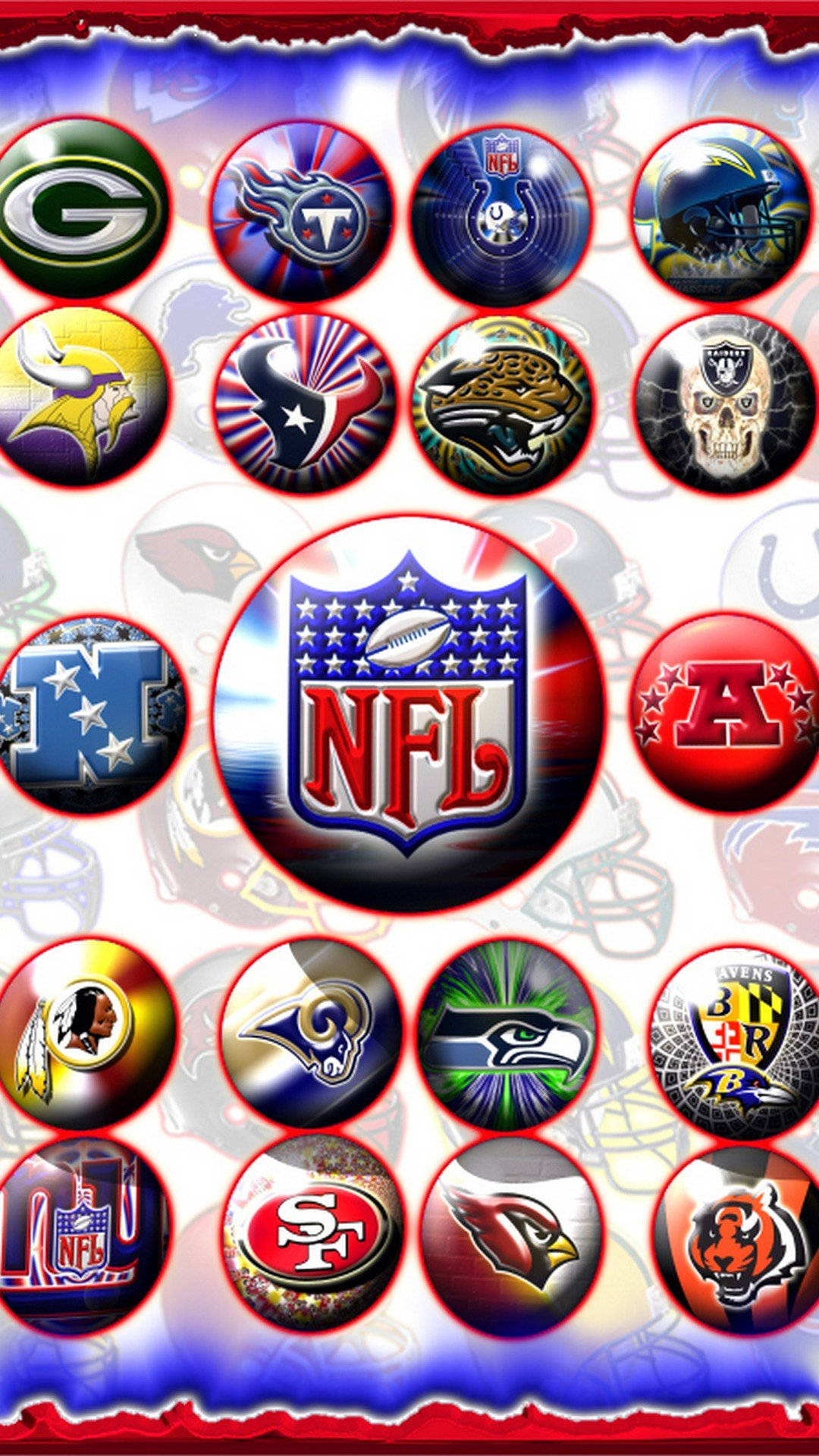 A Look At The Teams Competing In The Nfl Wallpaper