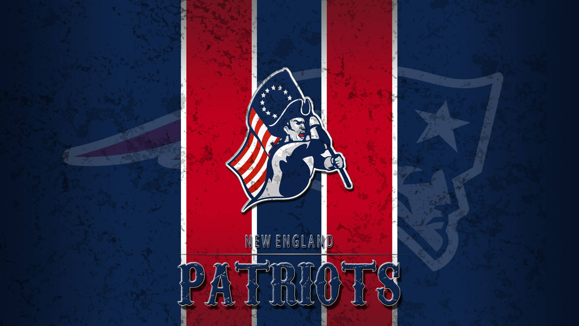 Nflteams-logo Der New England Patriots. Wallpaper