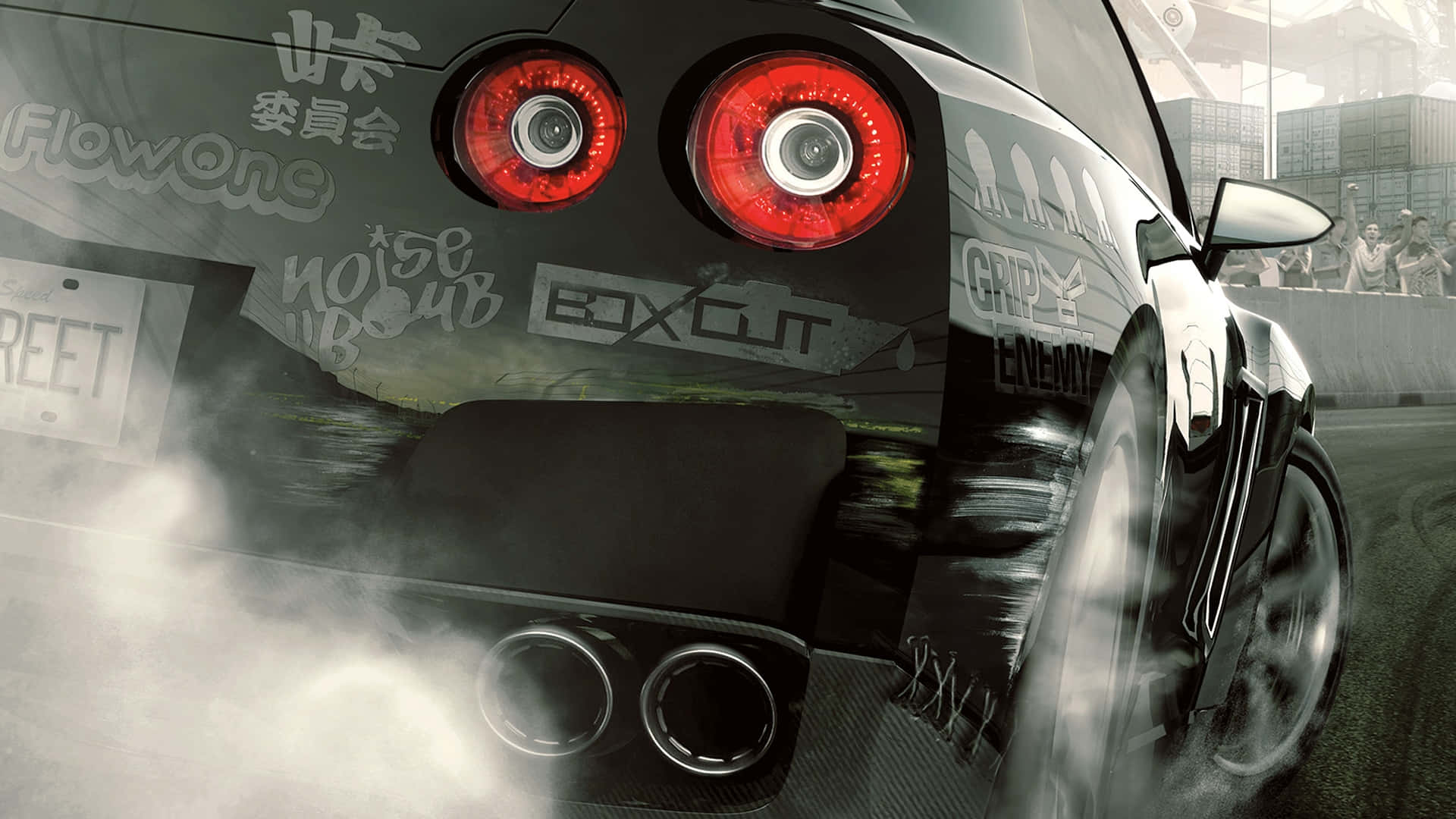 High Octane Speed - The Thrilling World of NFS Game Wallpaper