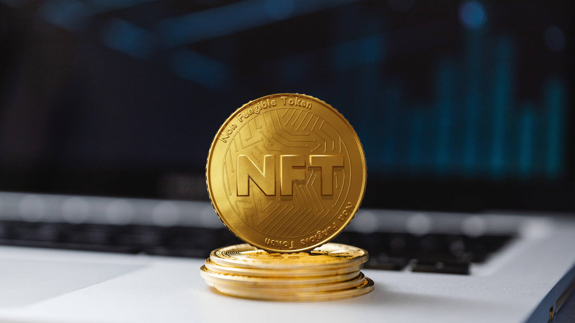 Nft Gold Coin Trophy