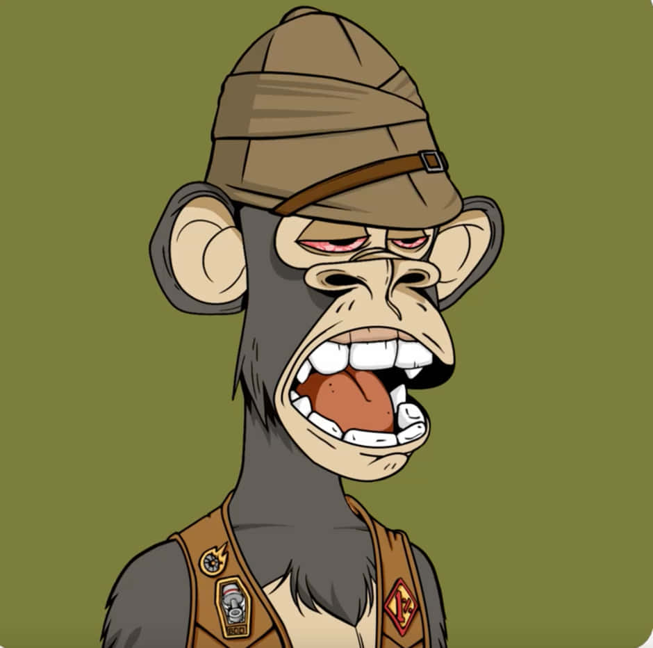 Presentiamonft Monkey - Il Modo Rivoluzionario Per Acquistare, Vendere E Gestire Asset Digitali. Sfondo