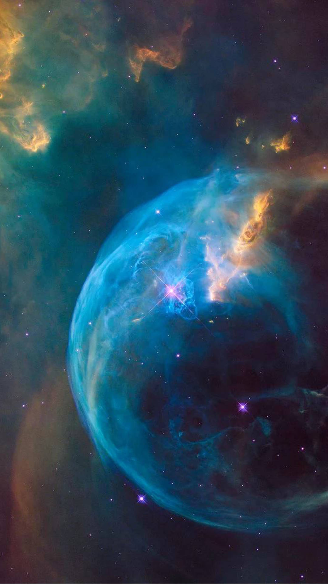Ngc 7635 Bubble Nebula Top Iphone Hd