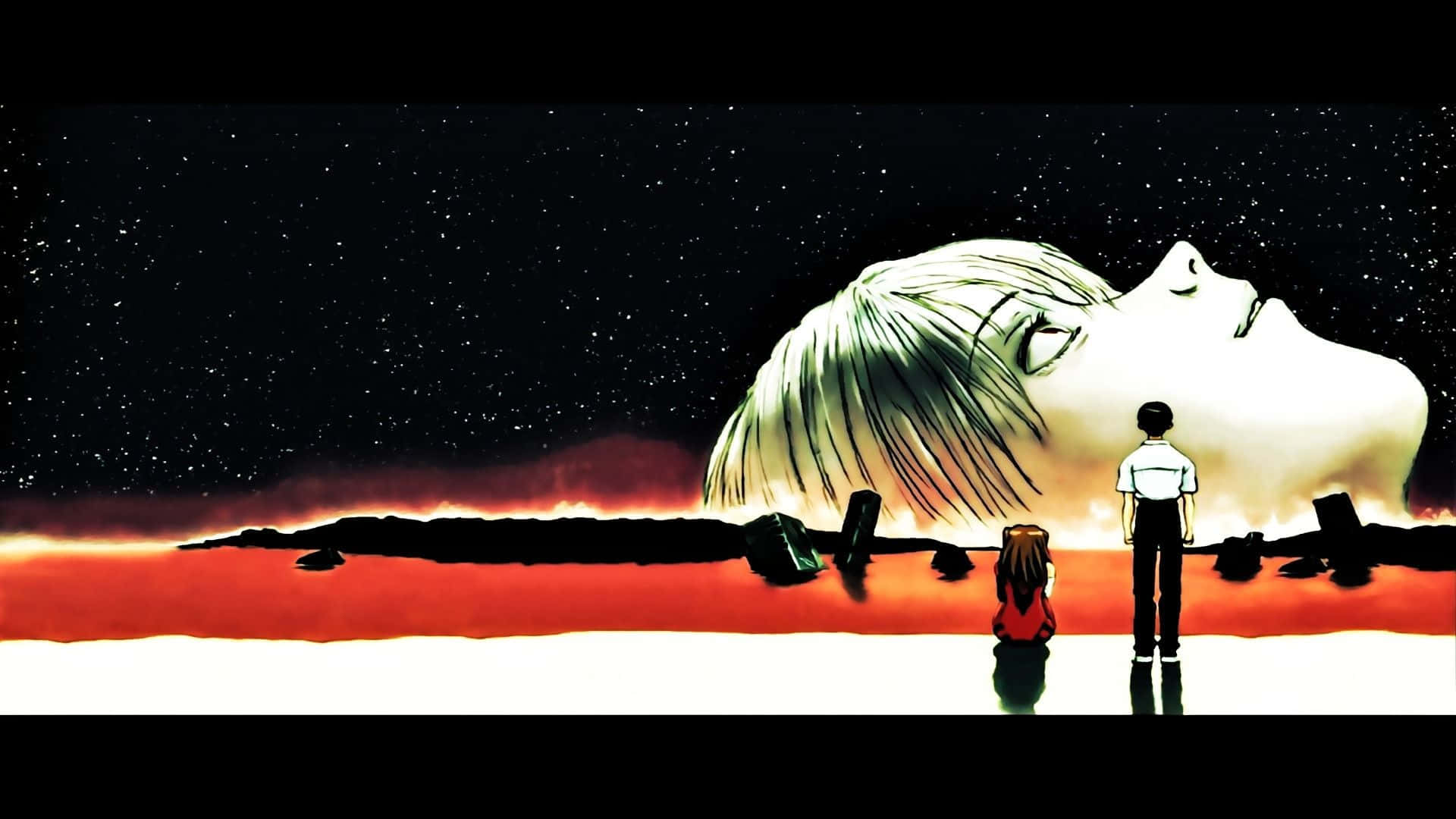 Kännrusningen Av Upptäcktsfärder I Sinnet Och Hjärtat Av Shinji Ikari. Wallpaper