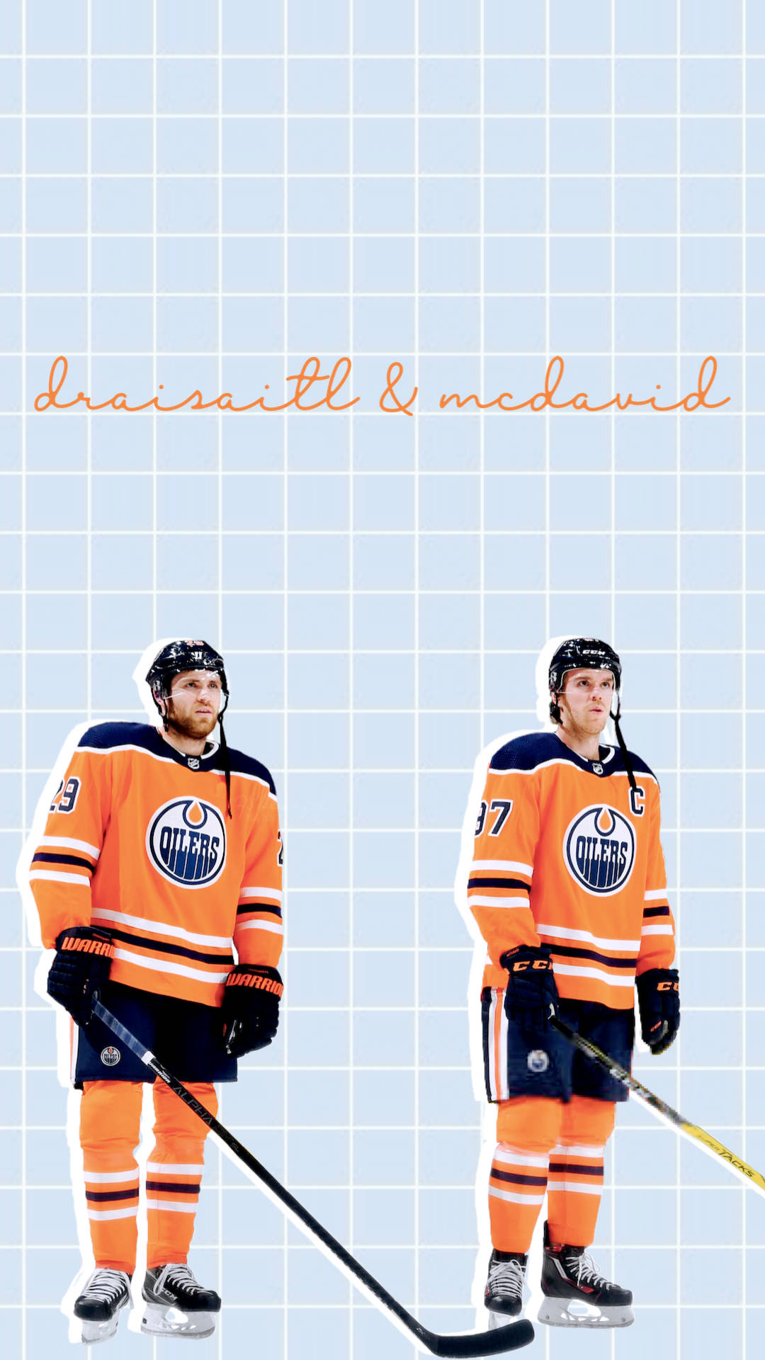 NHL Leon Draisaitl Conor McDavid Digital Kunst Wallpaper